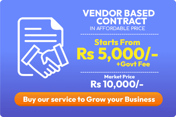 Vendor Based contract in affordable price-5000rs